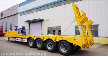 4 Axle Low Bed Truck Trailer will be sent to Burundi