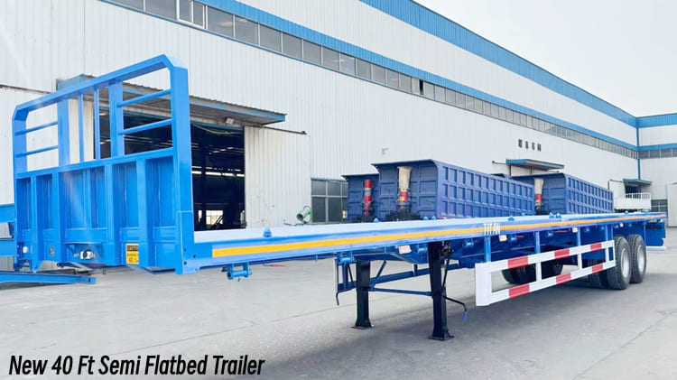New Semi Truck Flatbed Trailer for Sale in Burundi