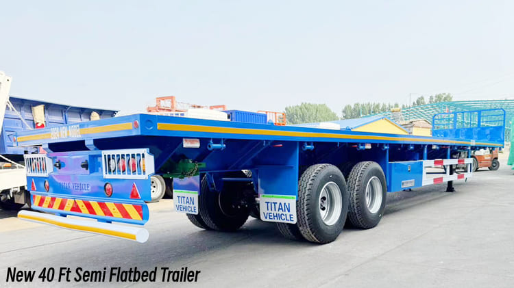 New Semi Truck Flatbed Trailer for Sale in Burundi