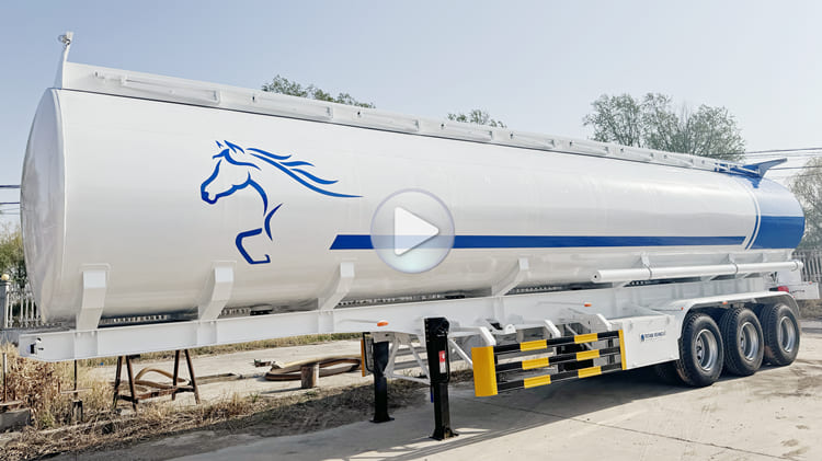 45000 Liters Fuel Tanker Trailer for Sale in Burundi Bujumbura