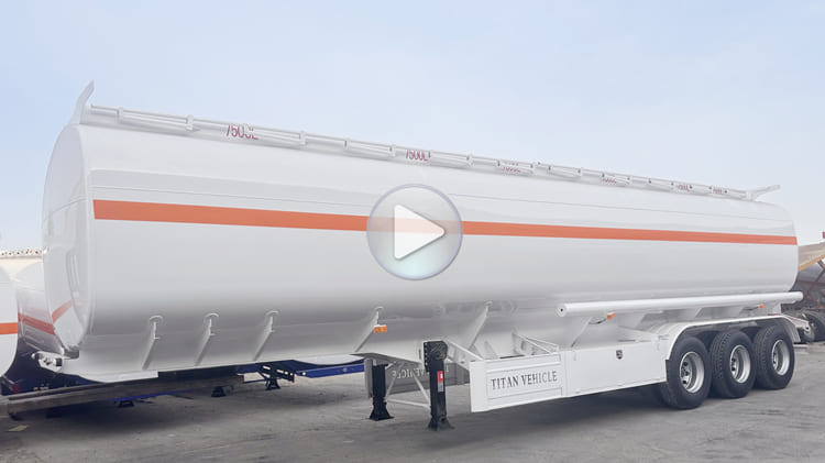 Tri Axle Petrol Semi Tanker Trailer Price in Burundi 