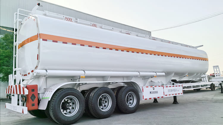 Tri Axle Petrol Semi Tanker Trailer Price in Burundi 