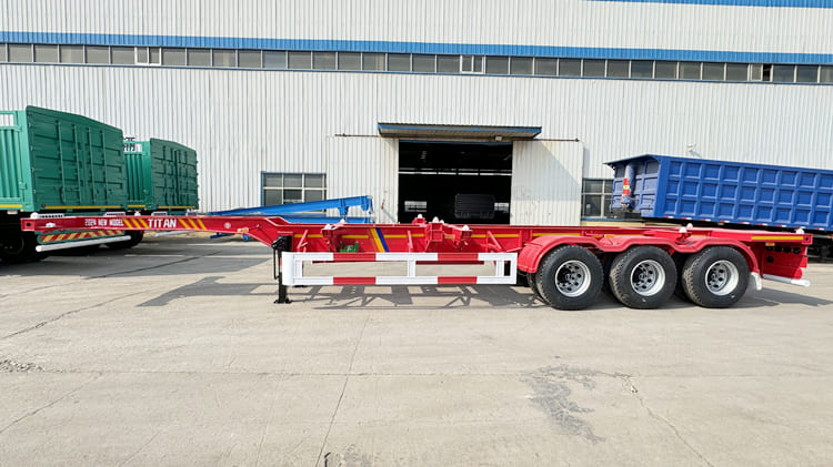 2024 New Tri Axle Chassis Trailer for Sale in Burundi