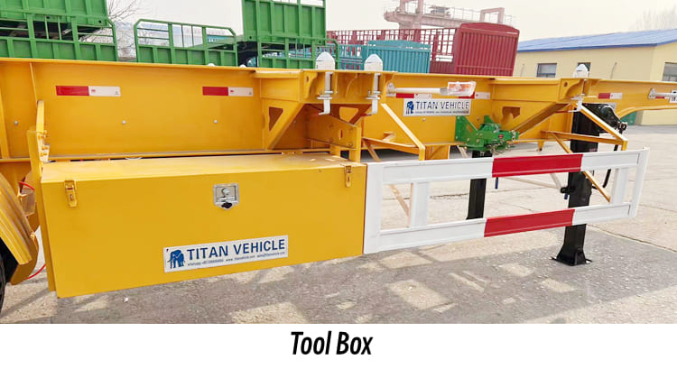 3 Axle 40 Ft Container Trailer for Sale in Burundi Bujumbura