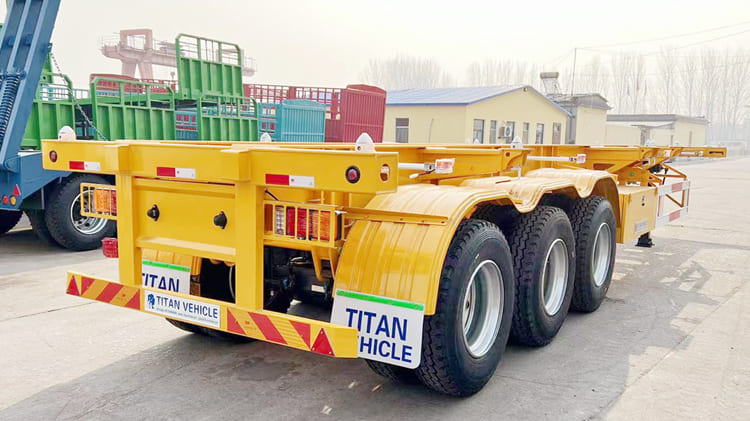 3 Axle 40 Ft Container Trailer for Sale in Burundi Bujumbura
