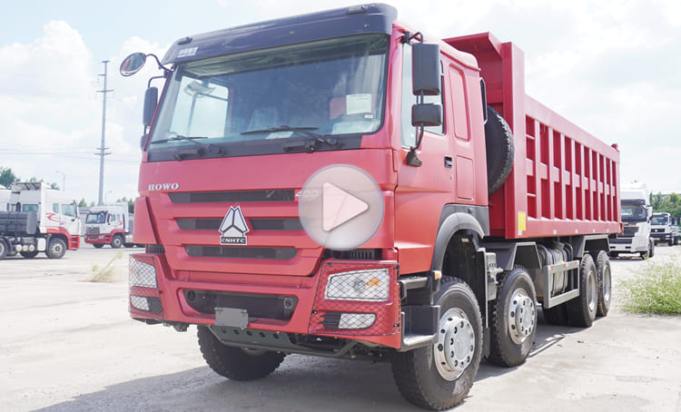 Sinotruk Howo 8x4 Dump Truck Price for Sale in Burundi