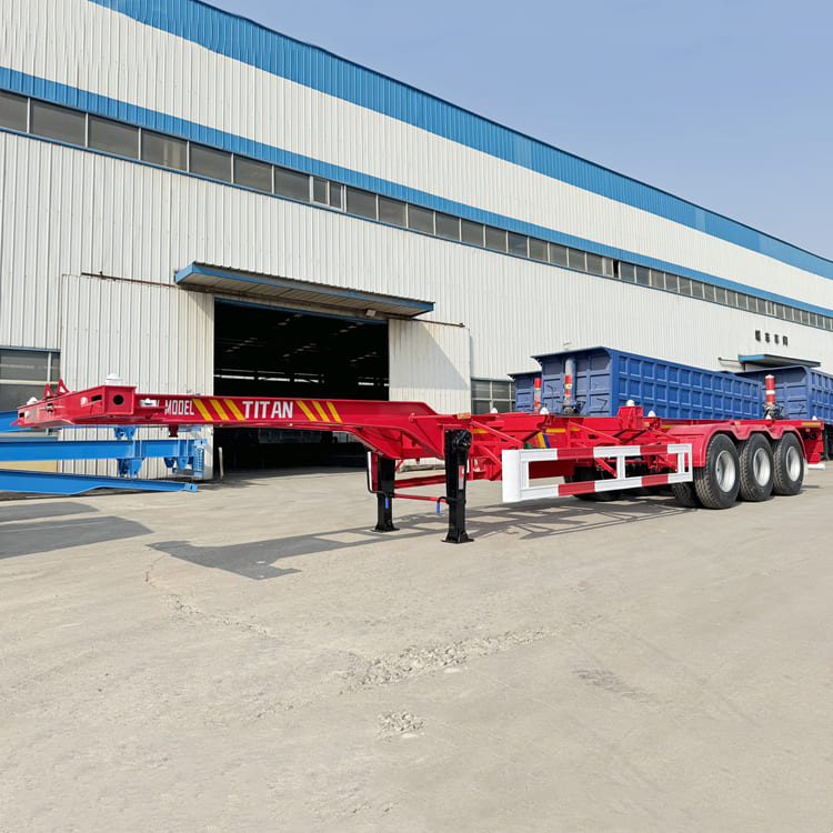 2024 New Tri Axle Chassis Trailer 
