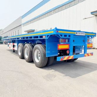 3 Axle 40 Ft Flatbed Semi Trailer