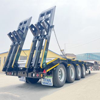 4 Axle 100 Tons Low Bed Trailer