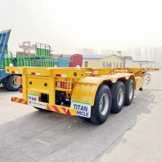 3 Axle 40 Ft Container Trailer